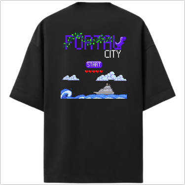 Overzide Deluxe Black Fortal City/Drop Gamer Over
